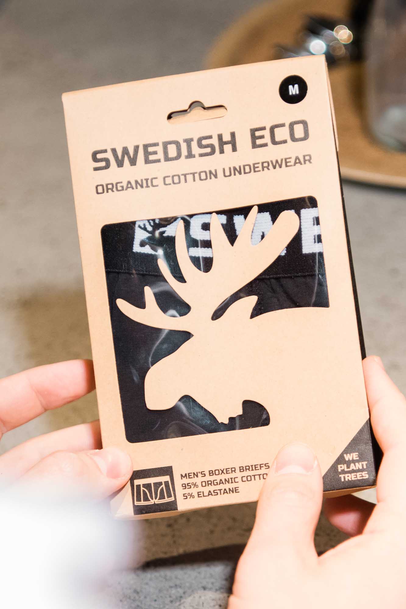 Black Organic Bralette - Swedish Eco